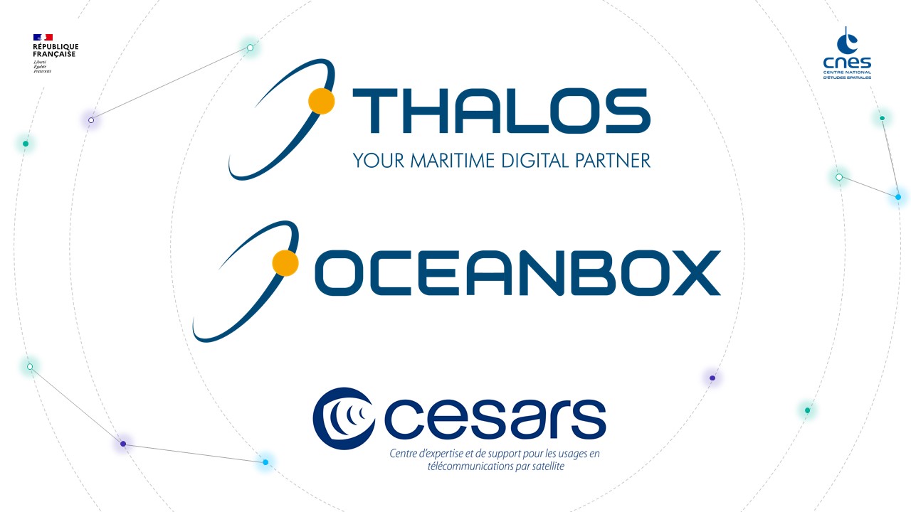 Logos THALOS OCEANBOX CESARS