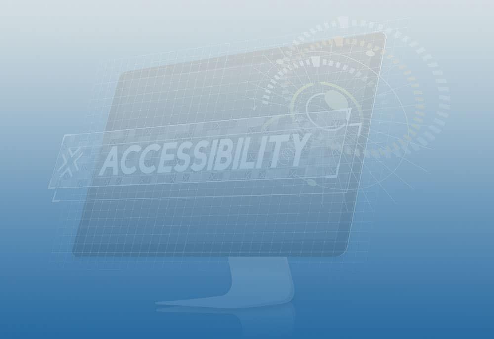 image accessibilité web dégradé